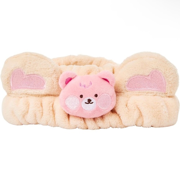 The Crème Shop – 3D Teddy Headyband™ Plush Spa Headband (Milk Tea Cloud) – NWT - Picture 3 of 6